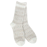 Socks - Holiday Confetti Crew Holiday Confetti (White) by Homeportonline