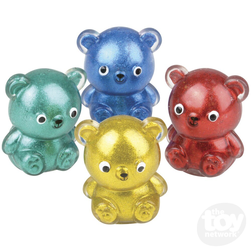 Squish Sticky Bear Metallic 2.25" by Homeportonline