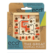 Project Genius EC302 The Great Coral Maze Wooden Brain Teaser Puzzle