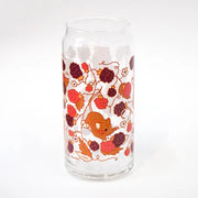 Raspberry Mouse 20 oz Can Glass | Cute Mice & Berries