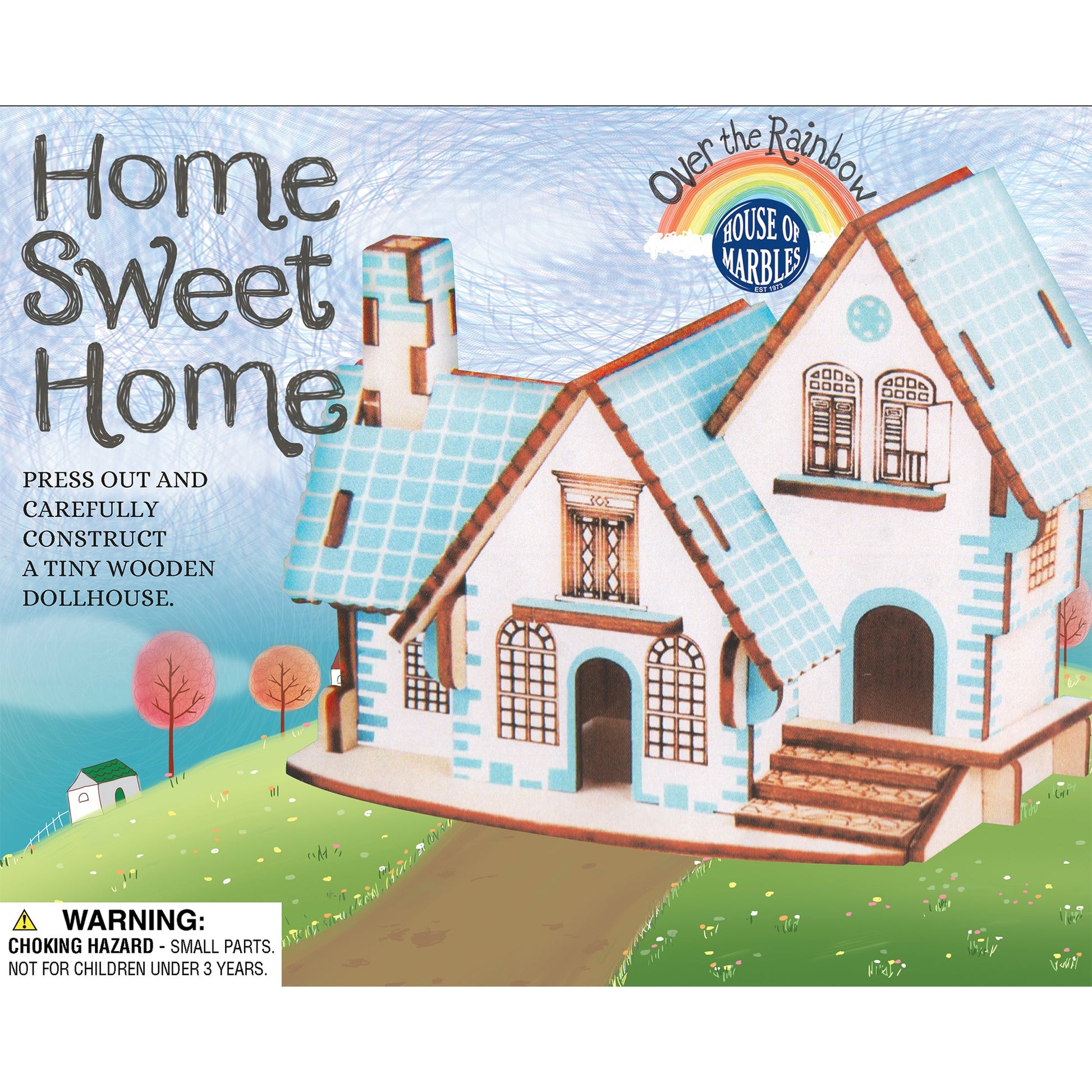 Home Sweet Home Ivory Manor Construction Kits Wooden by Homeportonline
