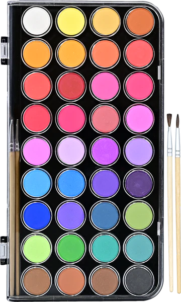 Junior Watercolor Paint Set 36 Colors by Homeportonline