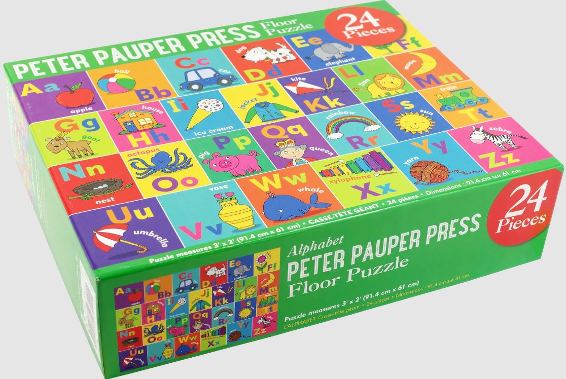 Puzzle Kid's Floor 24 Piece Alphabet by Homeportonline