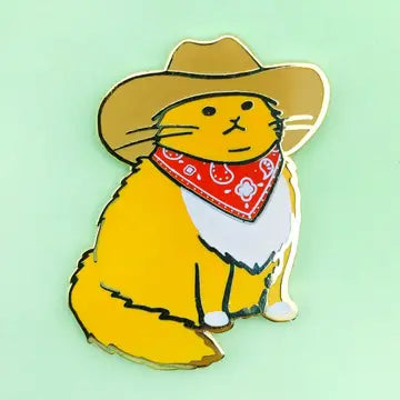 Cat Enamel Pins by Made by Squeak