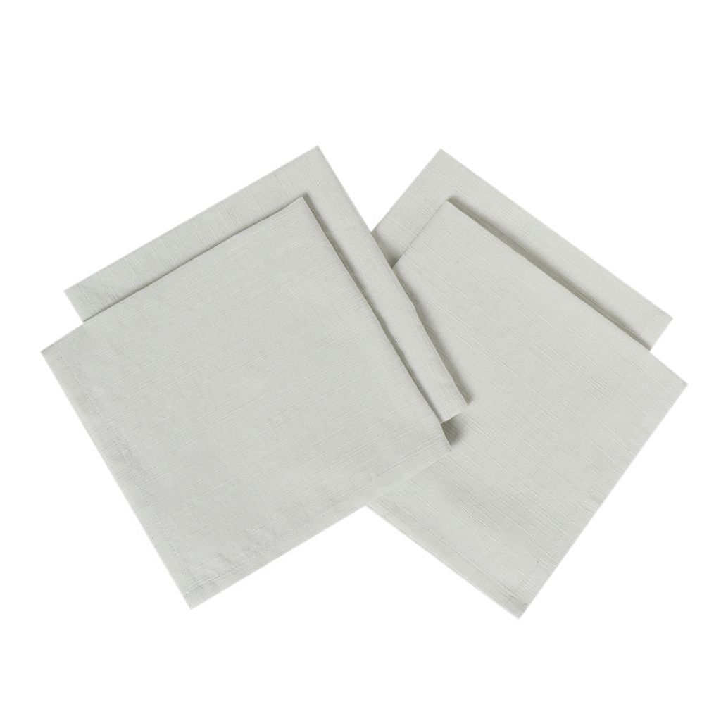 Napkins - Gray 100% Cotton by Homeportonline