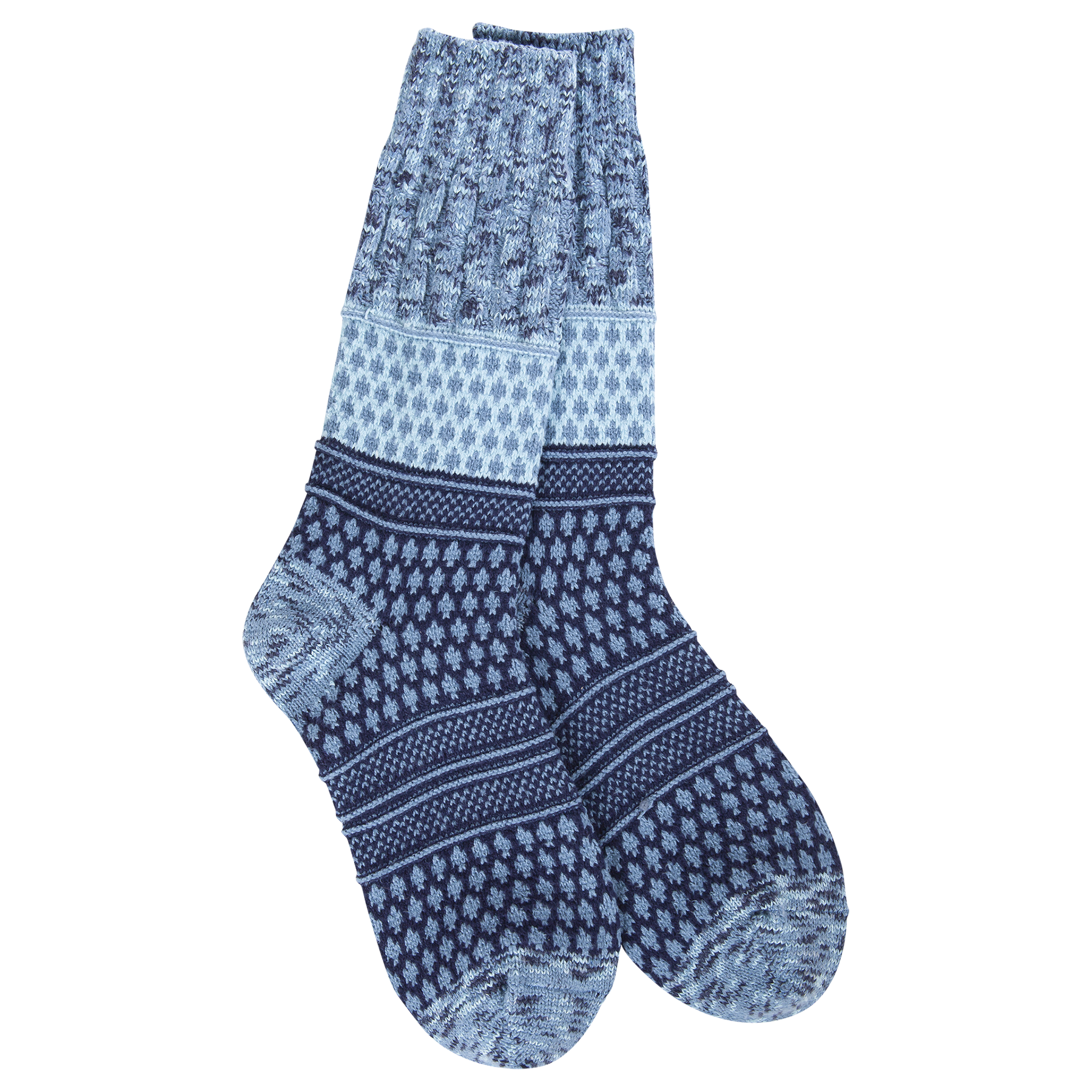 Socks - World's Softest Gallery Crew Peacoat by Homeportonline