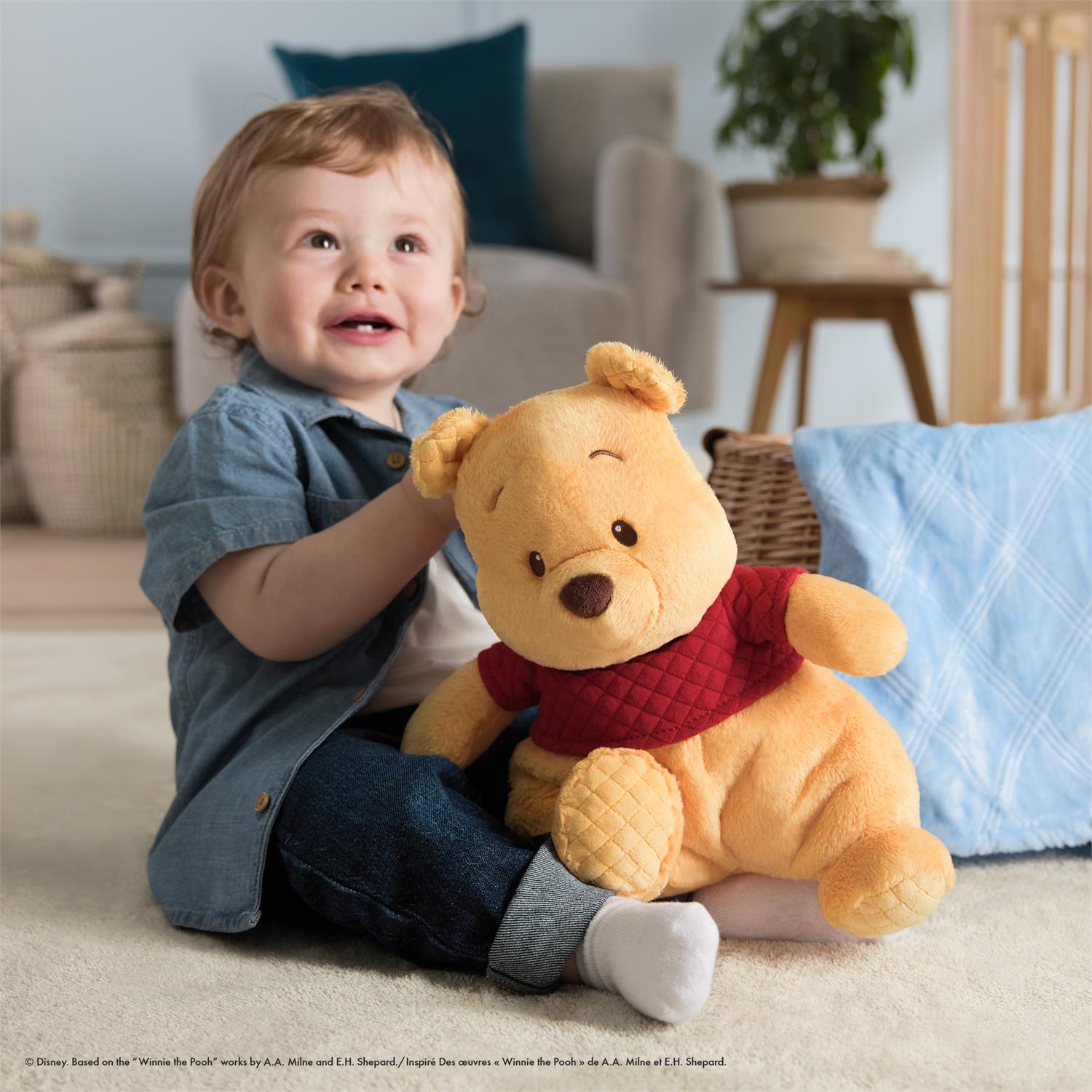 Plush Disney Oh So Snuggly Winnie The Pooh by Homeportonline