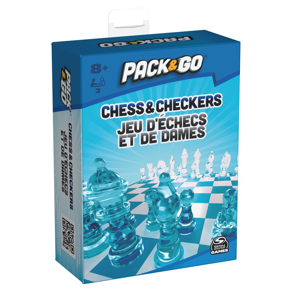 Pack & Go Chess & Checkers by Homeportonline