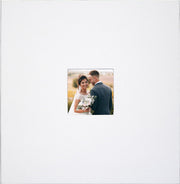 Photo Album Deluxe Holds 200 Photos White 12 1/8" x 13 1/4" by Homeportonline