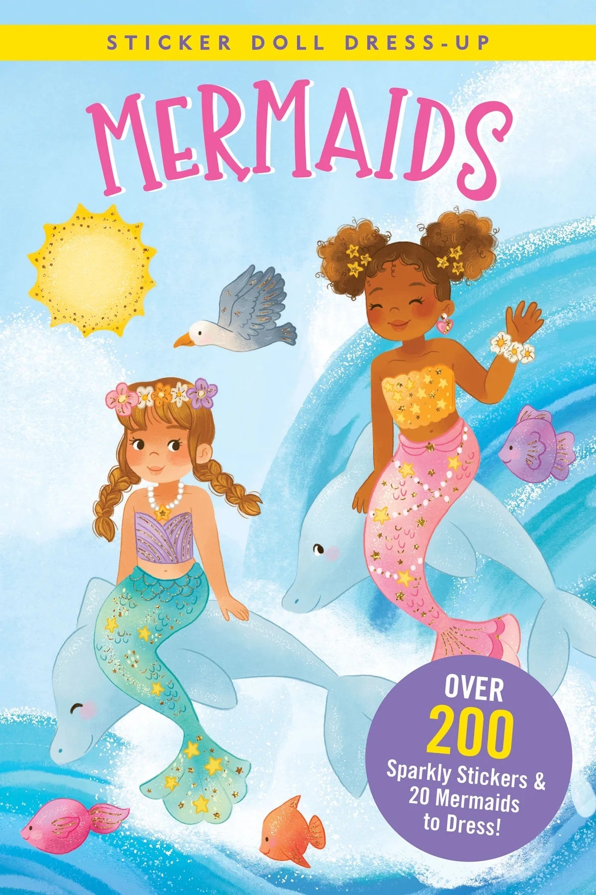 Sticker Doll Dress Up Book Mermaids by Homeportonline