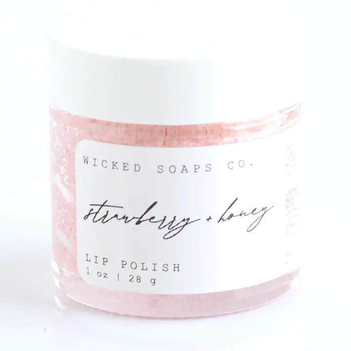 Strawberry + Honey Lip Scrub