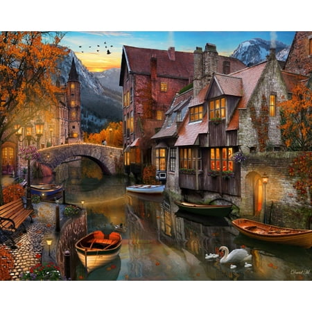 Vermont Christmas Company Autumn Canal - 1000 Piece Jigsaw Puzzle