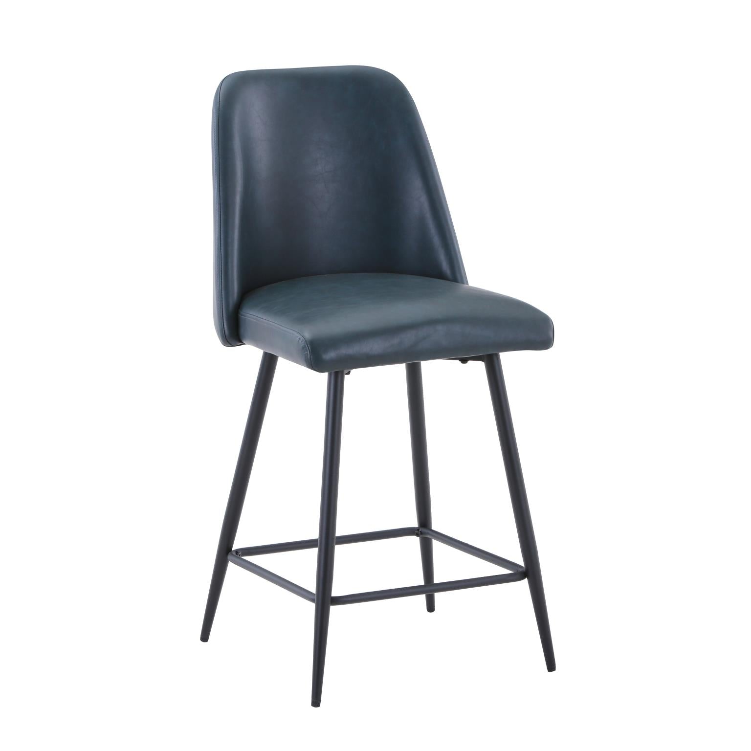 Maddox Counter Stool Blueberry by Homeportonline