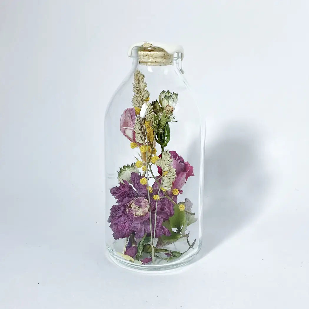 Dried Florals in Glass