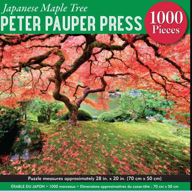 Puzzle 1000 Piece Japanese Maple Tree by Homeportonline