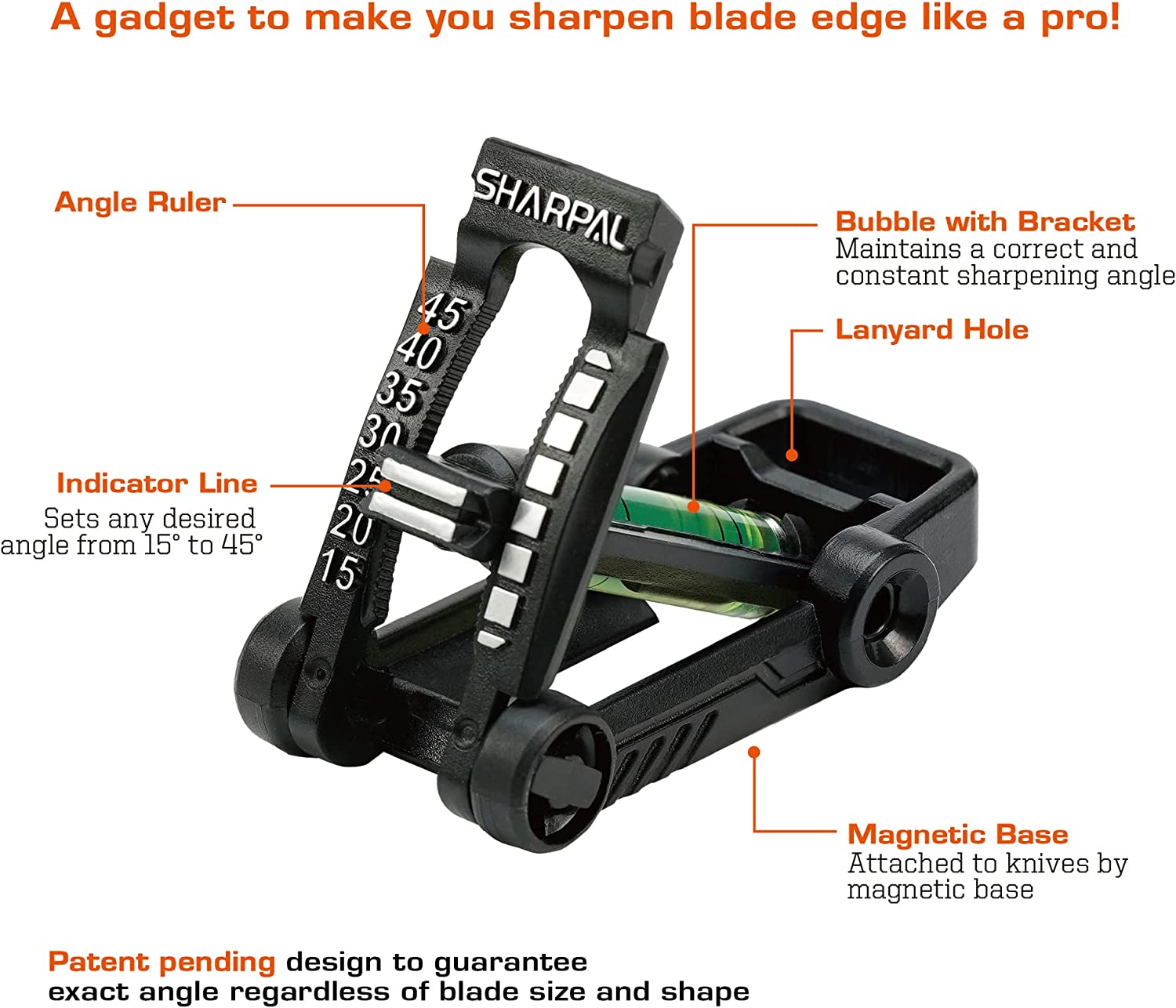 Holdbubble Sharpening Angle Guide by Homeportonline