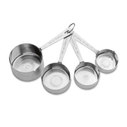 Measuring Set Stainless Steel Cups 4 Piece Set by Homeportonline