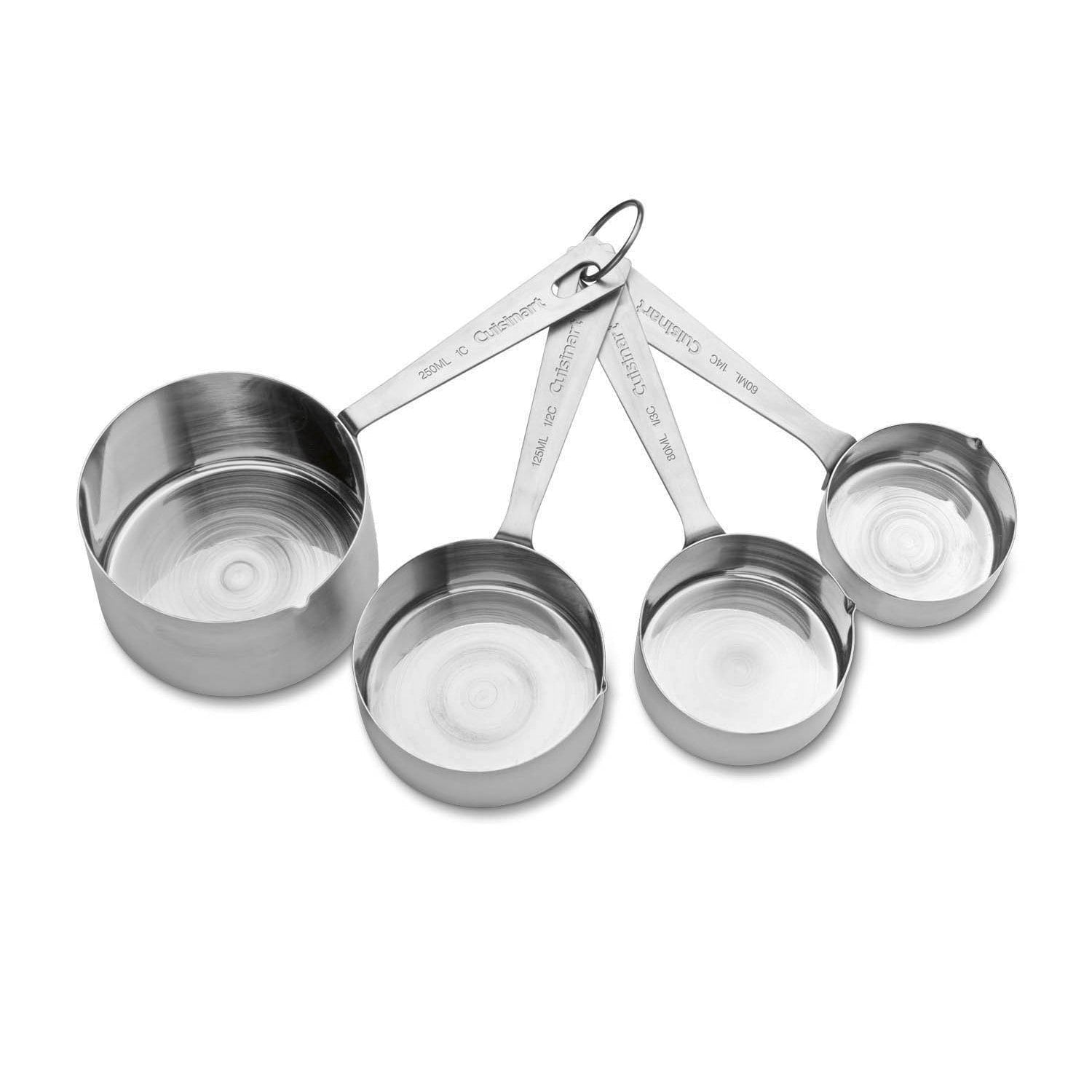 Measuring Set Stainless Steel Cups 4 Piece Set by Homeportonline