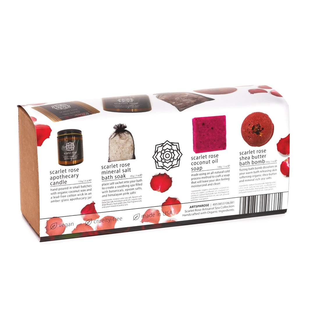 SALE! Scarlet Rose Artisanal Spa Gift Box
