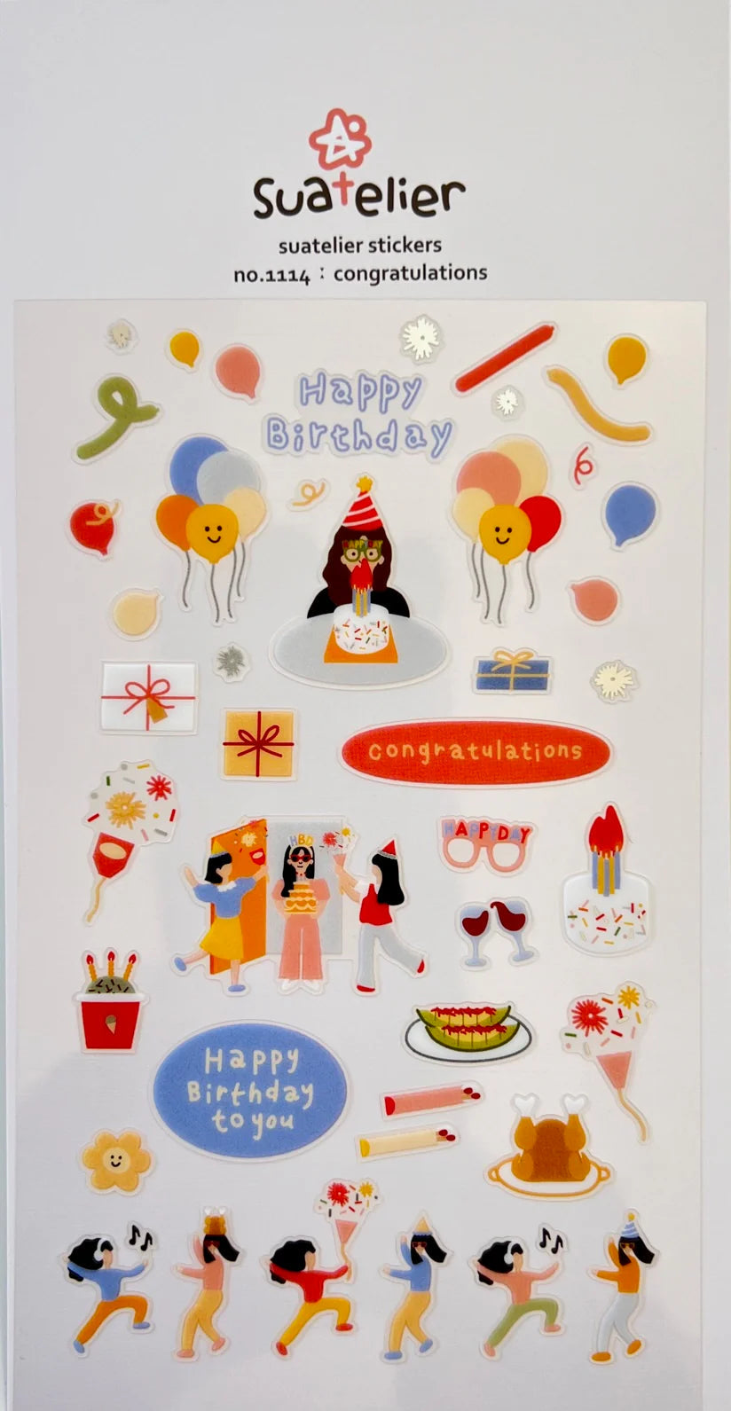 Stickers Birthday Congratulations by Homeportonline