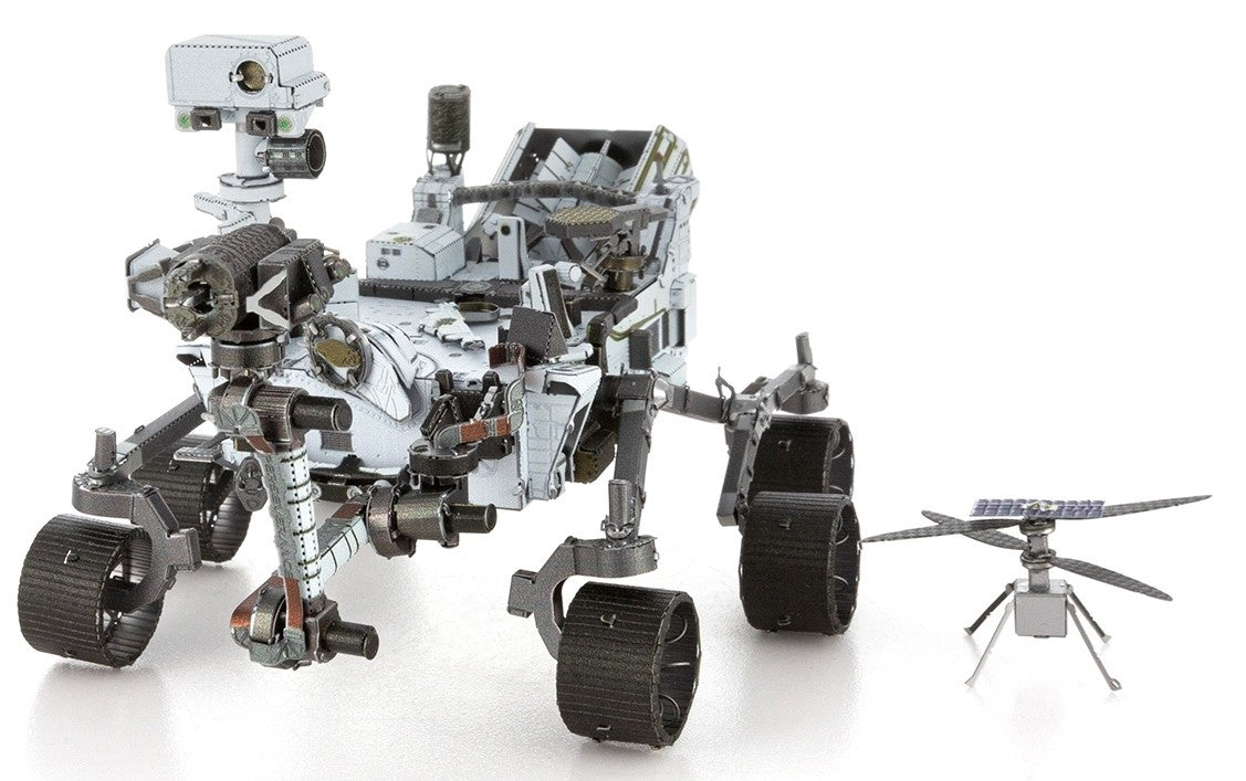 Metal Model Kit Space Mars Rover Perseverance & Ingenuity Helicopter by Homeportonline