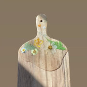 Pressed Flower Cutting Board