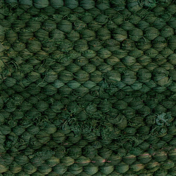 Rag Rug 2' X 3' Forest Green by Homeportonline