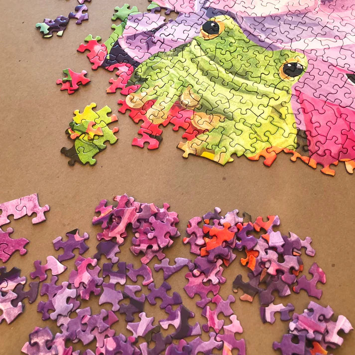 Puzzle 1000 Piece Succulents Frog by Homeportonline