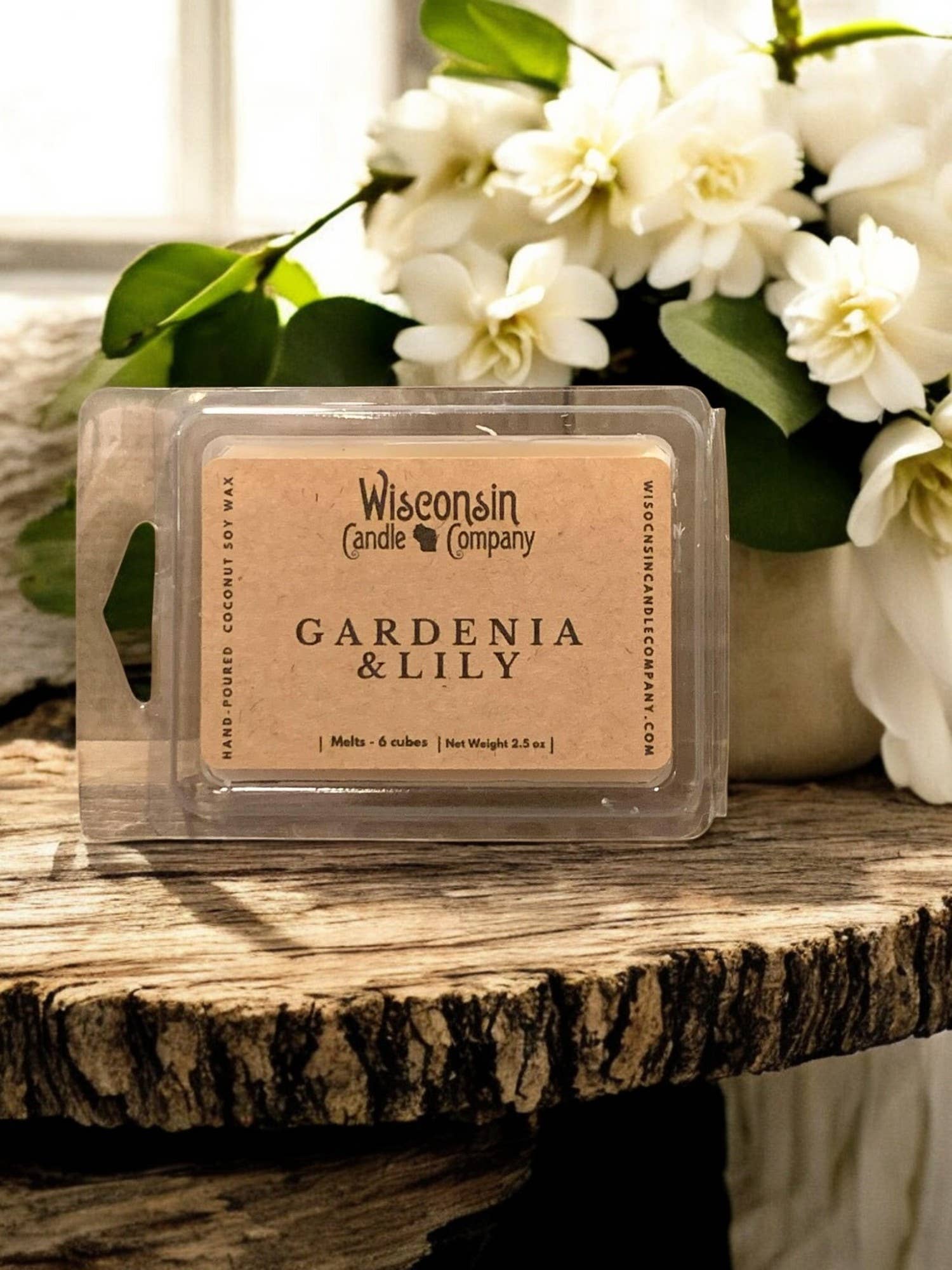 Wisconsin Candle Company - Gardenia & Lily 8 oz Jar by SidePony Boutique