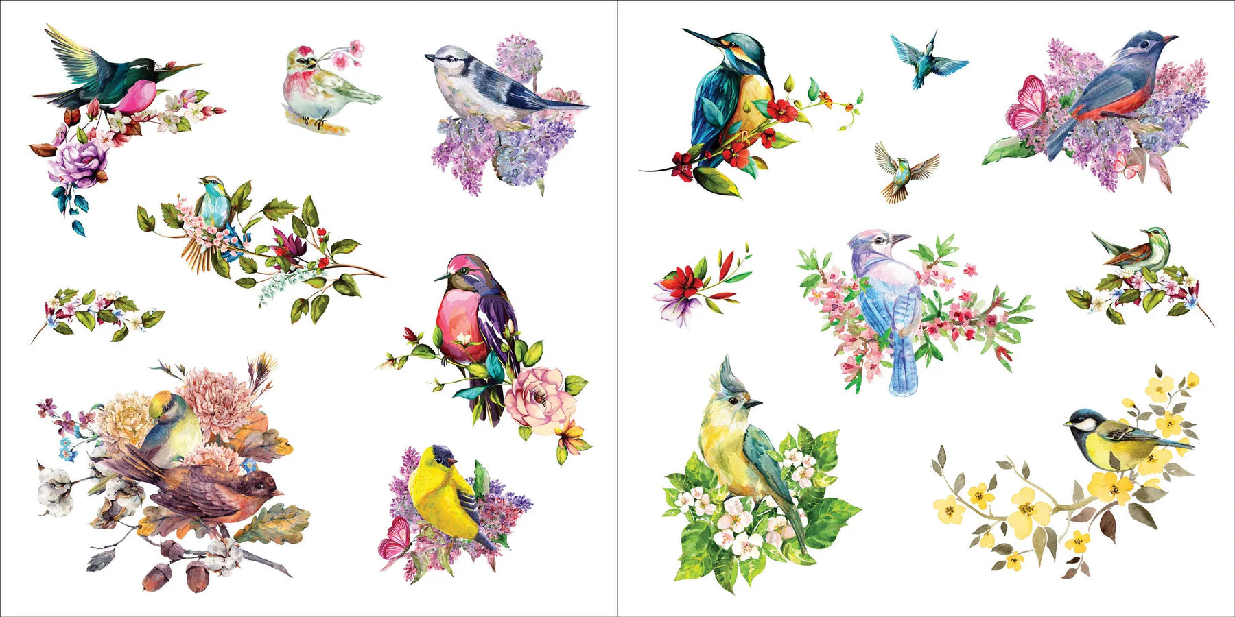 Sticker Book Bunches Of Botanicals by Homeportonline