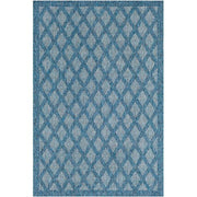 Marmaris 5' X 7'6" Outdoor Rug Sky Blue / Grey by Homeportonline