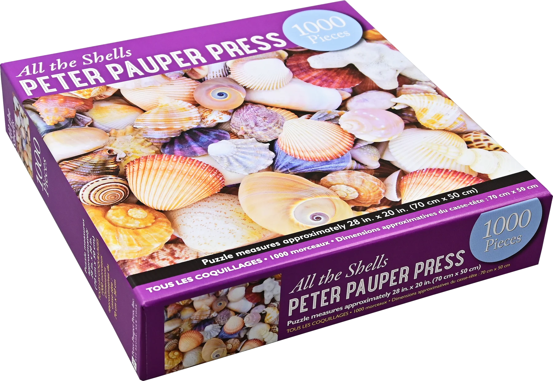Puzzle 1000 Piece All The Shells by Homeportonline