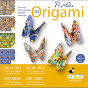 Art Origami 15cm x 15cm Paul Klee Butterflies by Homeportonline
