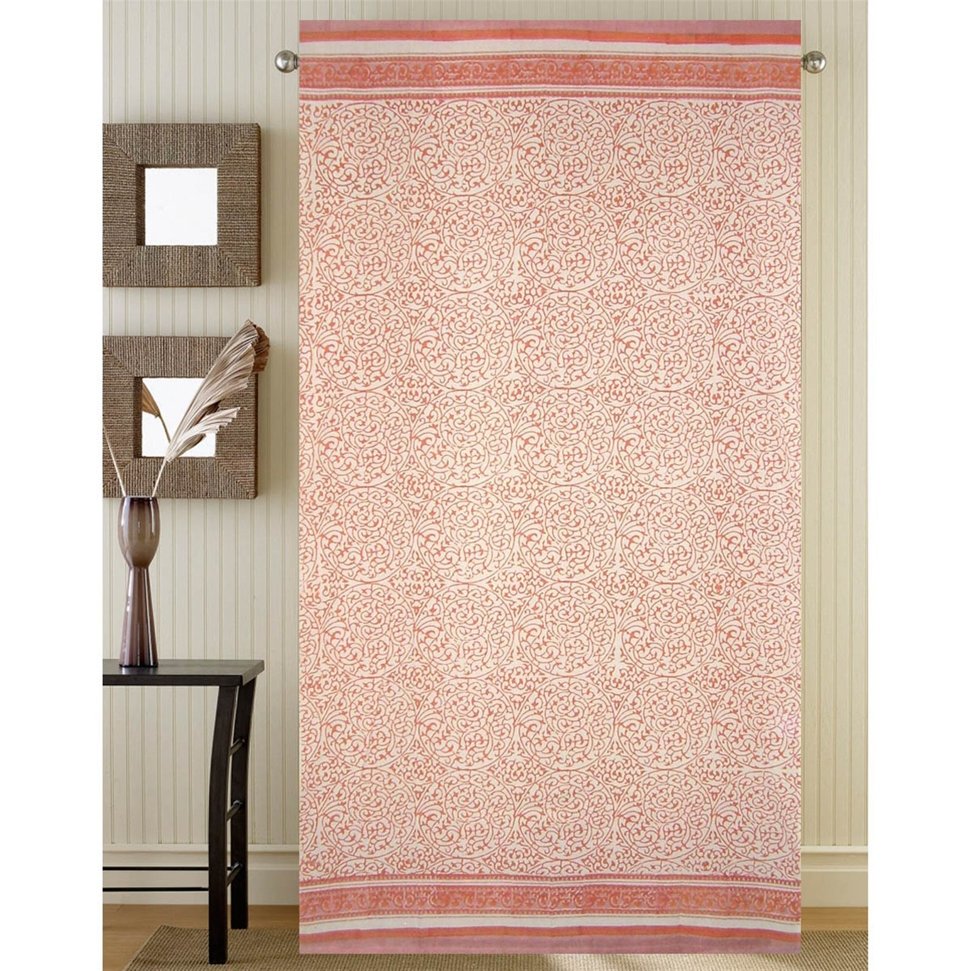 Window Panel Persian Salmon by Homeportonline