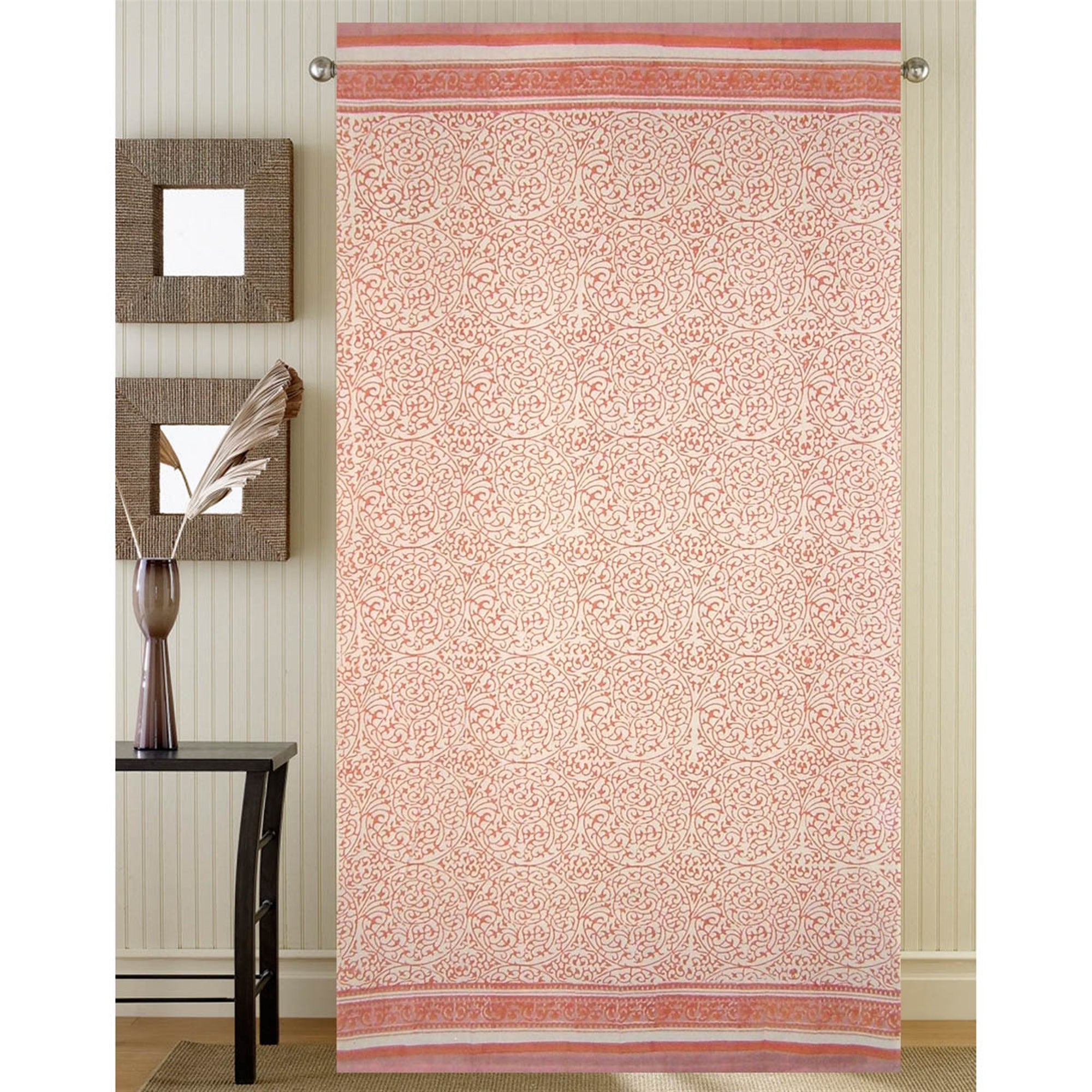 Window Panel Persian Salmon by Homeportonline