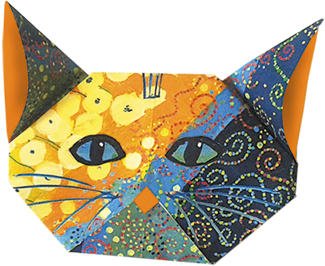 Art Origami 15cm x 15cm Rosina Wachtmeister Cats by Homeportonline