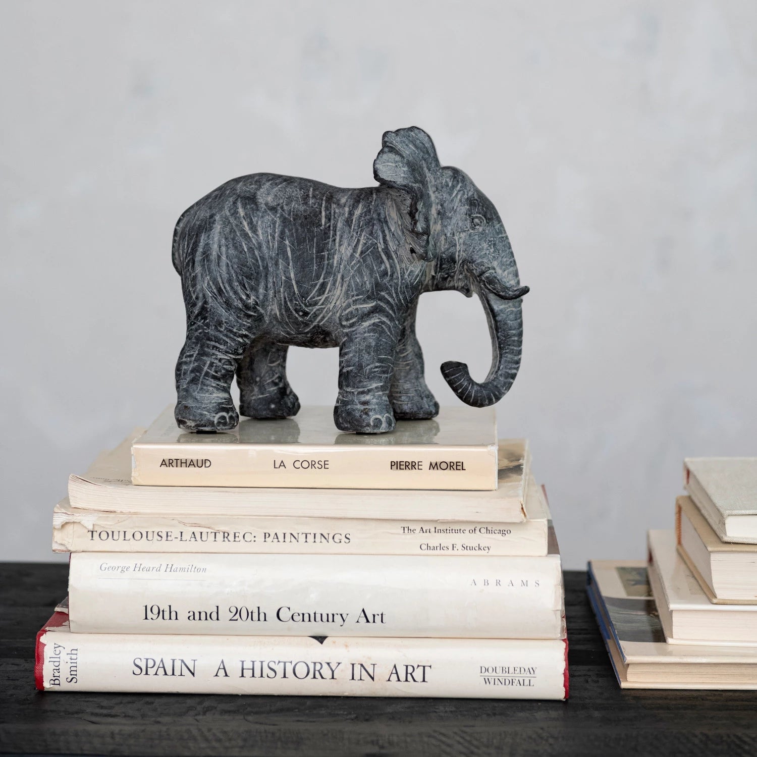 Decorative Resin Elephant Grey 7.75"h by Homeportonline