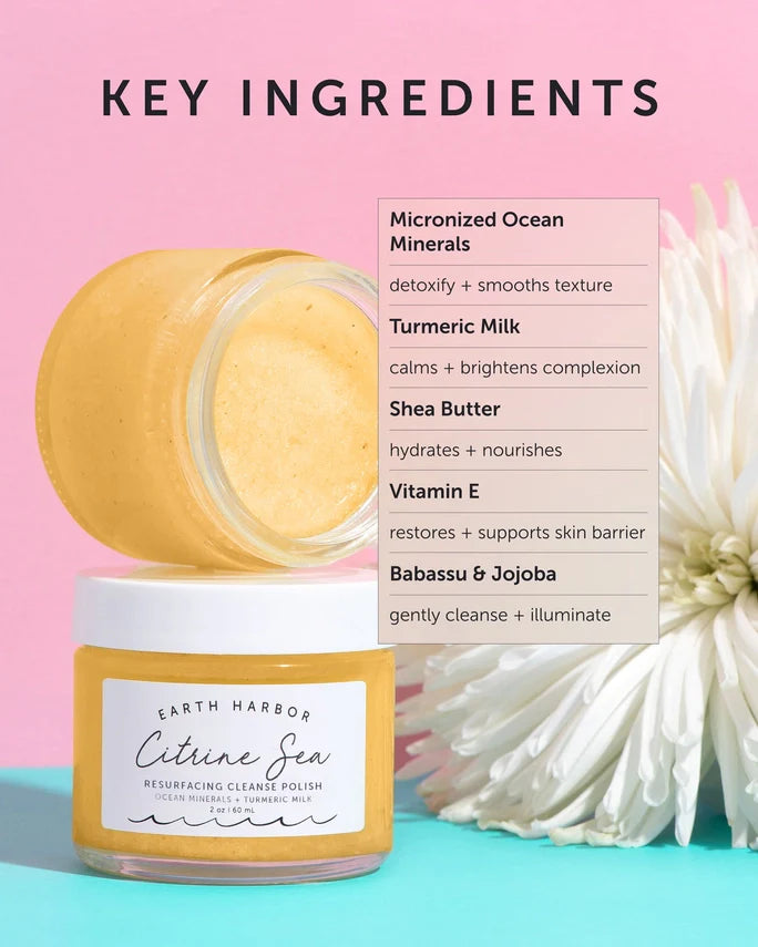 Citrine Sea Resurfacing Cleanse Polish: Turmeric Milk