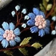 Summer Floral Embroidered Headband