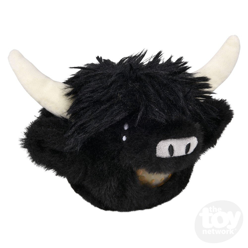 Squeezy Bead Plush Highland Cow 3" by Homeportonline