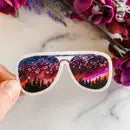 Sunglasses Night Sky Watercolor Sticker by Wild Lark