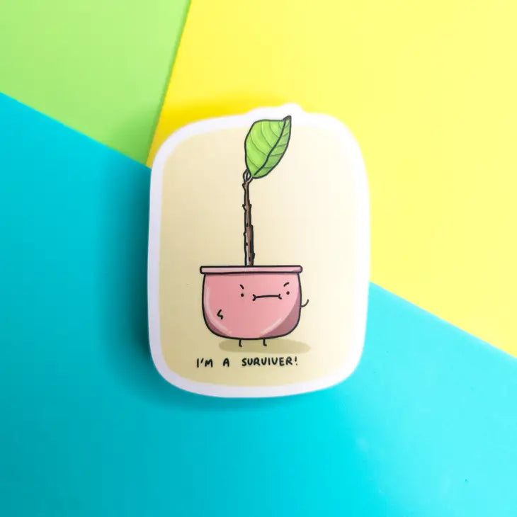 I'm A Survivor Vinyl Sticker by Wild Lark