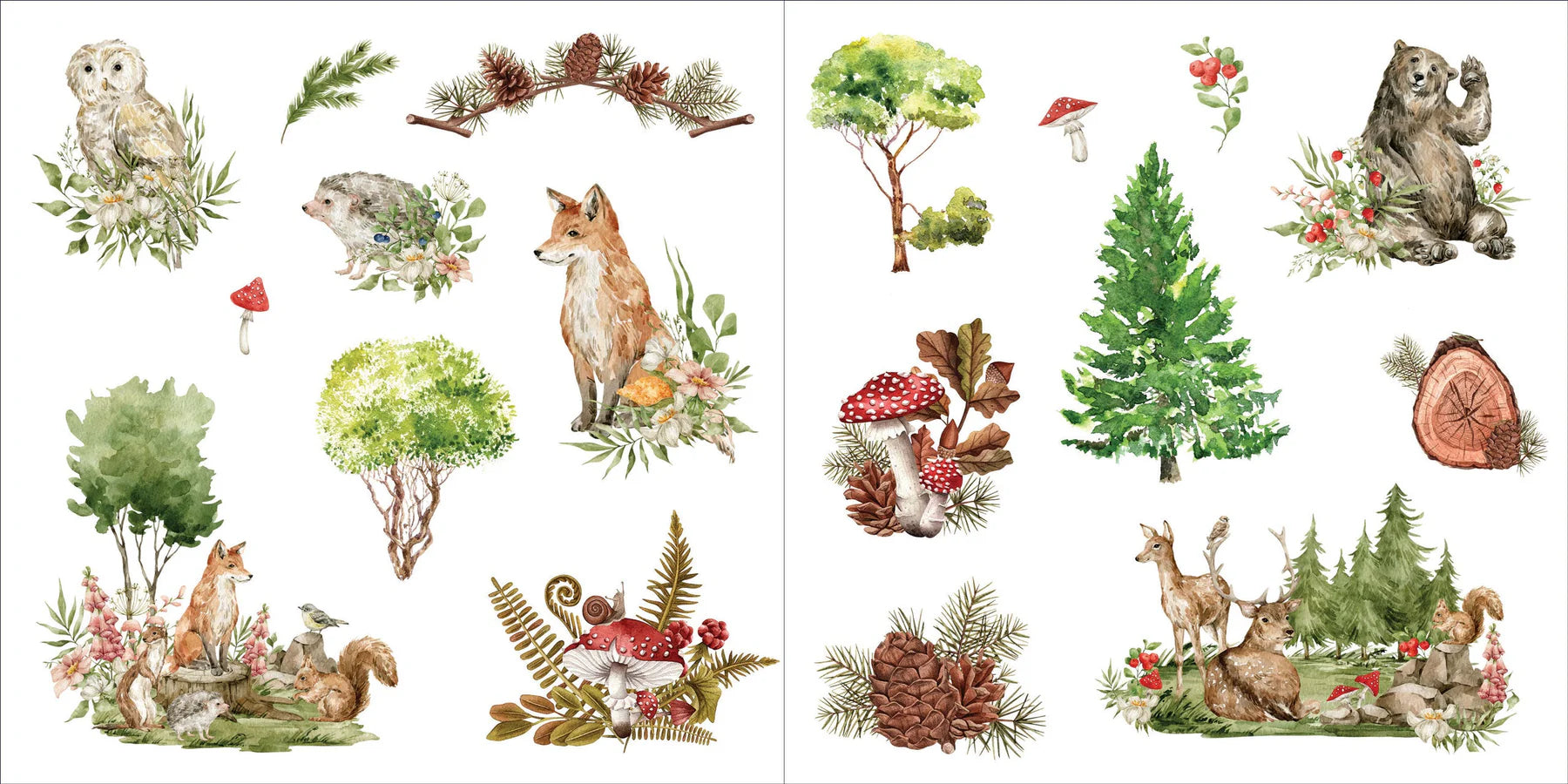 Sticker Book Bunches Of Botanicals by Homeportonline