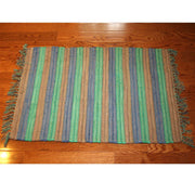 Rug Striped Nubby Multi 2'x3' by Homeportonline