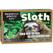 Magnetic Poetry - Sloth Lover Kit - Words for Refrigerator - Write Poems and Letters on the Fridge - Made in the USA