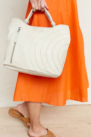 Latico Joplin Leather Tote Oat by Dear Lucy