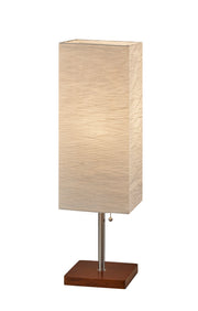 Dune Table Lamp Walnut Finish by Homeportonline