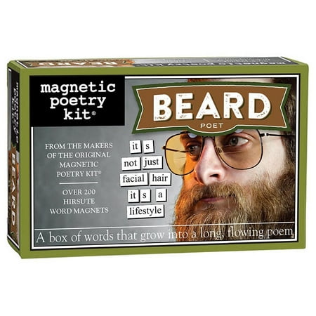 Beard Poet Magnetic Poetry Kit
