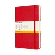 Moleskine Notebook, Expanded, Large, Ruled, Scarlet Red, Hard Cover (5 x 8.25)