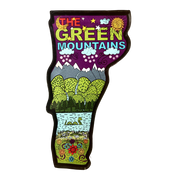 The Green Mountains Are Calling - Acrylic Fridge Magnet by Homeportonline